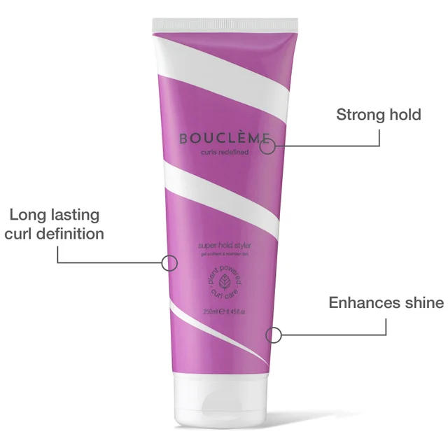 strong hold, long lasting curl definition, enhances shine