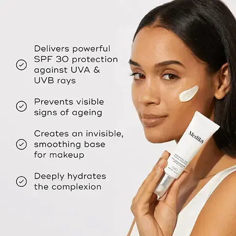 image 1, delivers powerful SPF 30 protection against UVA and UVB rays. prevents visible signs of ageing around the eyes. creates an invisible, smoothing base for makeup. deeply hydrates the complexion. image 2, advanced UV filters = delivers SPF 30 protection to prevent visible skin ageing. moringa extract = protects against environmental stressors such as air pollution and free radicals. multi-weight hyaluronic acid = deeply hydrates the skin. image 3, how to layer. AM = cleanse, tone, vitamin c, sunscreen. expert advice = for UV protection that's optimised for the delicate eye area, add advanced day eye protect to this routine. image 4, the CSA philosophy. Medik8's clinically proven skincare approach that addresses 90% of anti-ageing skincare needs in just 3 simple steps. brightens for glowing skin, vitamin c in the morning. protects for youthful skin, sunscreen in the morning. renews for perfected skin, vitamin a in the evening. image 5, advanced day eye protect - SPF 30 protection, expertly optimised for the delicate eye area. advanced day total protect - lightweight SPF 30 for total environmental protection. advanced day ultimate protect - SPF 50+ and repairing enzymes for comprehensive environmental protection.