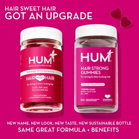 hair sweet hair got an upgrade, new name, new look, new taste, new sustainable bottle same great formula and benefits
