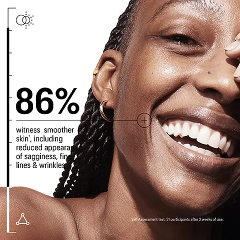 86% witness smoother skin, including reduced appearance of sagginess, fine lines and wrinkles - self assessment test, 51 participants after 2 weeks of use. 7 peptides, 3% renovage teprenone, 7 brighteners, 8 anitoxidants. Amazing treatment, 5 stars. This treatment has now become the only cream that I would ever use on my face. It goes on smoothly and moisturizes my face the entire day. Not only does it have those qualities, but it also lightens the marks that are on my face. I'm amazed at how quickly this treatment works. It's definitely worth the price and purchase.