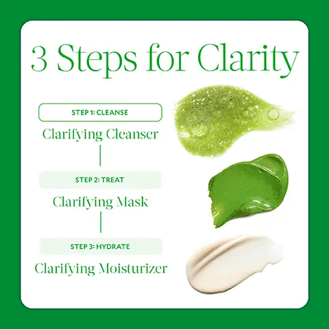 Image 1, 3 Steps for Clarity STEP 1: CLEANSE Clarifying Cleanser STEP 2: TREAT Clarifying Mask STEP 3: HYDRATE Clarifying Moisturizer Image 2, MATTE MOISTURE FOR CLEAR SKIN NEW TATA HARPER NEXT GENERATION BEAUTY Clarifying Moisturizer for Problematic Skin Image 3, Hydrate + Soothe Claring