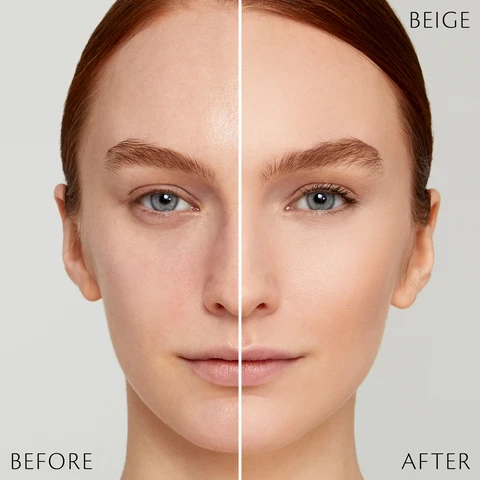 Image 1, bbefore and after Image 2, RADIANT CORRECTOR FOR EYESΦVisibly improvesdark circlesHighlights shaded areasရာ clé de peauBEAUTÉ Image 3, Instantlycorrects uneven tone andimperfections for a bright skin toneရာclé de peauBEAUTÉ Image 4, In 4 weeks,skin radiance & smoothnessare improved**Consumer test conducted on 93 women aged between 20 and 39.clé de peauBEAUTÉ