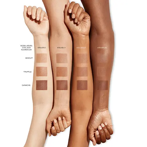 Image 1, EQUATION, MODEL HEARS, VITAL SEN, ATELIERO, ATELIER IN, ATELIERS, ATELIER, BISCUIT, TRUFFLE, CANACHE. Image 2, DISCUIT, TRUFFLE, GANACHE, FACE TRACE, CONTOUR STICK, SKINCARE BENEFITS, BLENDABLE FORMULA, SATIN FINISH. Image 3, FOUNDATION BRUSH
One sweep blending, WESTMAN ATELIER, BABY BLENDER, BRUSH, Precision blending, FACE TRACE CONTOUR STICK, Softly sculpts, satin finish, WESTMAN ATELIER