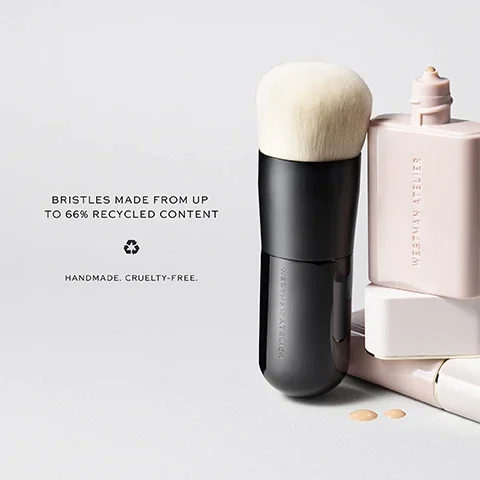 Bristles made from up to 66% recycled content