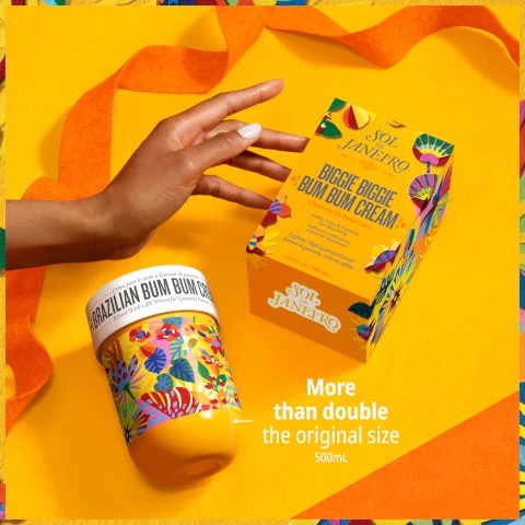 Image 1, mroe than double the original size. image 2, spread joy, reduce waste. we only use biodegrabeable pulp fiber trays in our gift sets