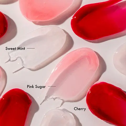 Sweet Mint, Pink Sugar, Cherry. Wearing Cherry. Wearing Pink Sugar. Wearing Sweet Mint.