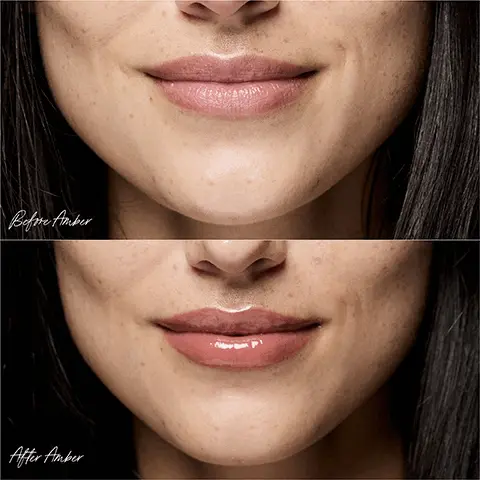 Before. After. Lip-loving clean ingredients. Bitter cherry seed oil, Deeply nourishing oil that revitalizes, smooths, hydrates, and conditions lips. Organic vanilla extract, Meticulously extracted using co2, it is 100% natural & pure, aromatic and soothing. Organic Jojoba oil, Antioxidant-rich oil that helps protect lips, while it locks in moisture. THEIRS, sticky & messy, short lived shine, artificial ingredients that dry lips, synthetic fragrance, alcohol. OURS, smooth shine, long-lasting, clean ingredients that nourish, organic vanilla extract, organic jojoba oil. Like skincare for your lips. 8 hours of hydration. Barrier repair. Dermatologist tested. Hypoallergenic. Based on a clinical measurement study with 25 individuals. Richly tinted, delectable color. XL doe foot. Tight wiper = no product spills or waste. Pump it up: The wiper will loosen up over time to dispense the perfect amount of lip oil, but you may need to re-insert the wand a few times in the beginning to get your desired amount.