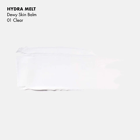 image 1, hydra melt dewy skin balm. image 2 and 3, before and after.