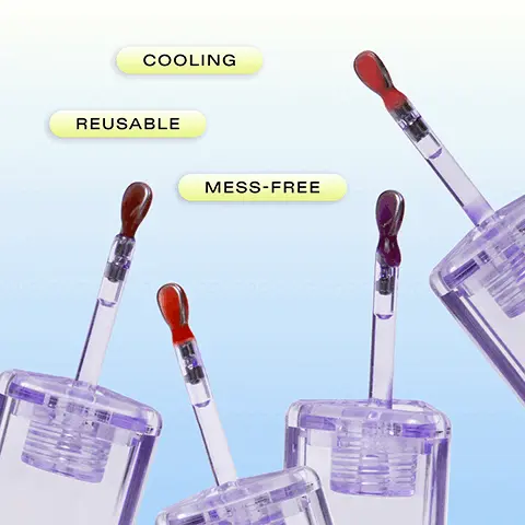 Image 1, COOLING REUSABLE MESS-FREE Image 2, MADE WITHUpcycled Plum Oil 1% Maxilip Peptide TrioleinAVEBEAUTKRAMEREAKRAVE Image 3, PROVEN TO HYDRATE LIPS WITH SKIN-MIMICKING OILS.HELPS FIRM LIPS OVER TIMEFOR A SMOOTHER, MORE DEFINED APPEARANCE.SMOOTH, NOURISHING TEXTUREWITHOUT THE STICKINESS.REUSABLE, MESS-FREE APPLICATOREASILY REFILLABLE98% of users reported their lips felt hydrated after the first use.