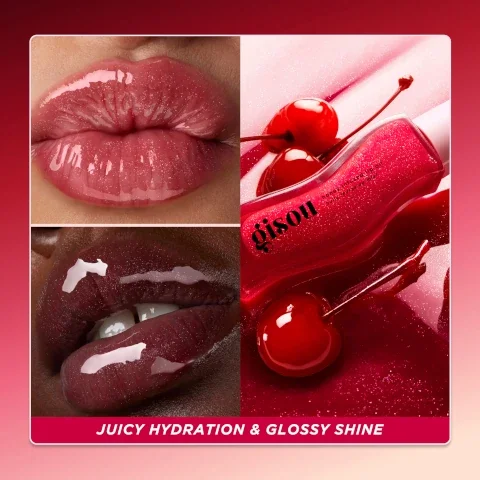juicy hydration and glossy shine