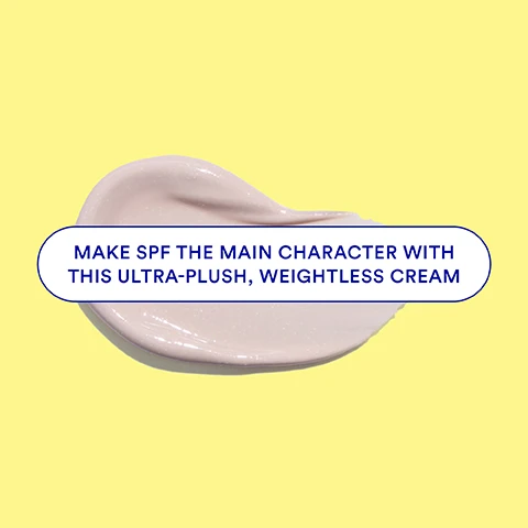 Image 1 - A creamy, pale pink product swatch is shown against a yellow background, with the text MAKE SPF THE MAIN CHARACTER WITH THIS ULTRA-PLUSH, WEIGHTLESS CREAM.
Image 2 - A woman applying sunscreen to her face while smiling, with text overlays stating One-and-done sunscreen for all day hydration, Perfect base for makeup, Invisible, satin skin finish, and Perfect for normal, dry and combo skin types.
Image 3 - Image shows a split view of a womans face; on the left, she is puckering her lips with a neutral background, labeled BEFORE, and on the right, she is smiling gently, touching her cheek with a bright blue sky background, labeled AFTER.
Image 4 - A smiling woman with long brown hair is positioned against a soft purple background, while text lists Vis SPF non-negotiables, including no suffocating or heavy textures, no pilling or messing with makeup, no ghostly glow, no watering or stinging eyes, and no greasy shine.
Image 5 - A colorful display of skincare products from Ultra Violette, including various sun protection creams and serums, set against a soft pink background, with visible text stating SKINSCREENS™ = SPF, upgraded. At Ultra Violette we make SKINSCREENS™; the highest protection SPF infused with skin-loving actives and unmatched textures that deliver ultra-flattering skin finishes.
Image 6 - A smiling woman with dark skin in an orange tank top showcases a skin care message about sunscreen, with text that reads Skin-loving SPF, made by Aussies who know their sun. Ultra Violette sunscreens are tried and tested under the harshest conditions in the world: Australia. With the highest protection under the sun, you know we’re saving (your) face, along with a logo that says MADE AND TESTED IN AUSTRALIA.