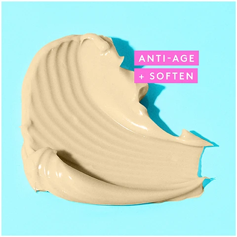 Image 1 - A creamy beige skincare product is swirled on a bright blue background with the text ANTI-AGE + SOFTEN in pink blocks.
Image 2 - A persons hand is shown dispensing a creamy product from a light turquoise container, with the text 100% OF PEOPLE AGREED THAT CRACKED AND DRY SKIN APPEARED IMPROVED *in a consumer-perception study with 51 people after 2 weeks.
Image 3 - A tube of TheraBrew Buttered Reparative Hand Cream is displayed against a pink background, with visible text stating clinically proven to instantly improve hydration by 130%, strengthen the skin barrier in 24 hours, and instantly improve texture and elasticity, along with a note about a clinical study with 33 people.
Image 4 - A tube of hair cream labeled Therabud Buttered Reparative Hand Cream with descriptions of its key ingredients: Marula butter, Shea butter, and Avena sativa (oat) kernel flour, presented against a colorful background.