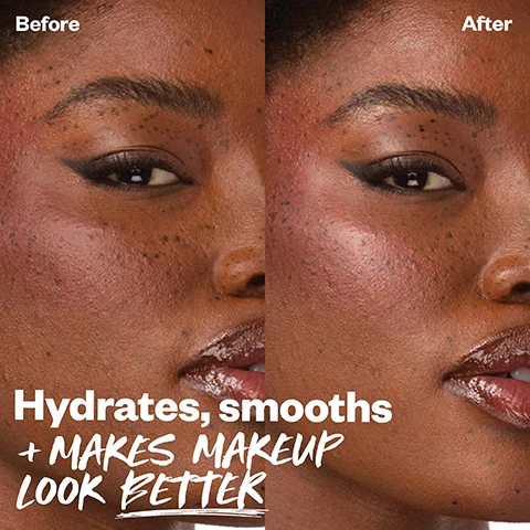Image 1 - Image shows a split comparison of a womans face before and after applying a product, with visible improvements in skin texture and glow on the right side, and the text Hydrates, smooths + makes makeup look better at the bottom.
Image 2 - A spray bottle labeled Kosas with the title Setting Mist for Skincare Freaks and text describing its benefits: comfortably sets with plant-based alternatives, smooths with agave tequila leaf and fruit extracts, hydrates and balances with saccharide isomerate and trehalose, and states it is alcohol-free and 99.5% naturally derived.
Image 3 - A close-up image of a woman with curly hair and freckles applying a skincare product, with text stating 100% showed clinical improvement in Hydration +169% Smoothness +100% Based on a clinical study of 23 subjects via corneometer measurement.
Image 4 - A woman with long, wavy hair holds two bottles of Kosas Cloud Set makeup setting spray, with the text Comfortably locks makeup for 12 hours displayed below.
Image 5 - A person with long dark hair is smiling with closed eyes while applying a setting mist from a spray bottle, and visible text reads Setting mist thats actually GOOD FOR YOUR SKIN.
Image 6 - A close-up of a light blue bottle with the text Kosas prominently displayed, along with descriptions that read Comfy, Airy, Refreshing – never sticky or tight.
Image 7 - Image of the Cloud Set Collection by Kosas, featuring three powder containers labeled Cloud Set Baked Powder, Cloud Set Loose Powder, and Cloud Set Brightening Powder, alongside a spray bottle labeled Cloud Set Mist, with descriptions of each products benefits displayed nearby.