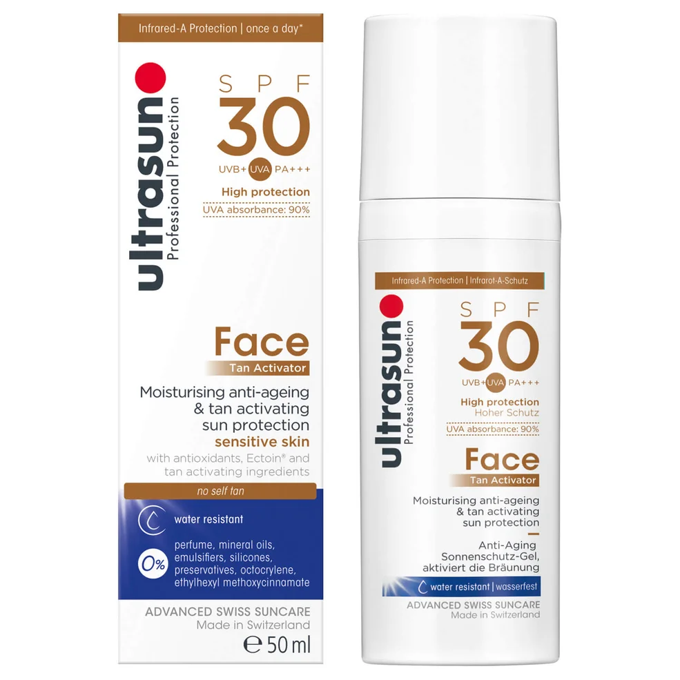 Ultrasun Tan Activator for Face SPF30 50ml Image 1