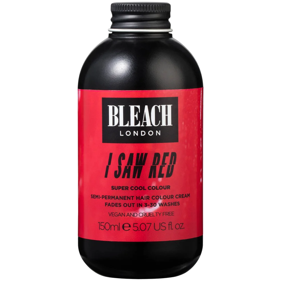 Bleach London I Saw Red Super Cool Colour 150ml Image 1