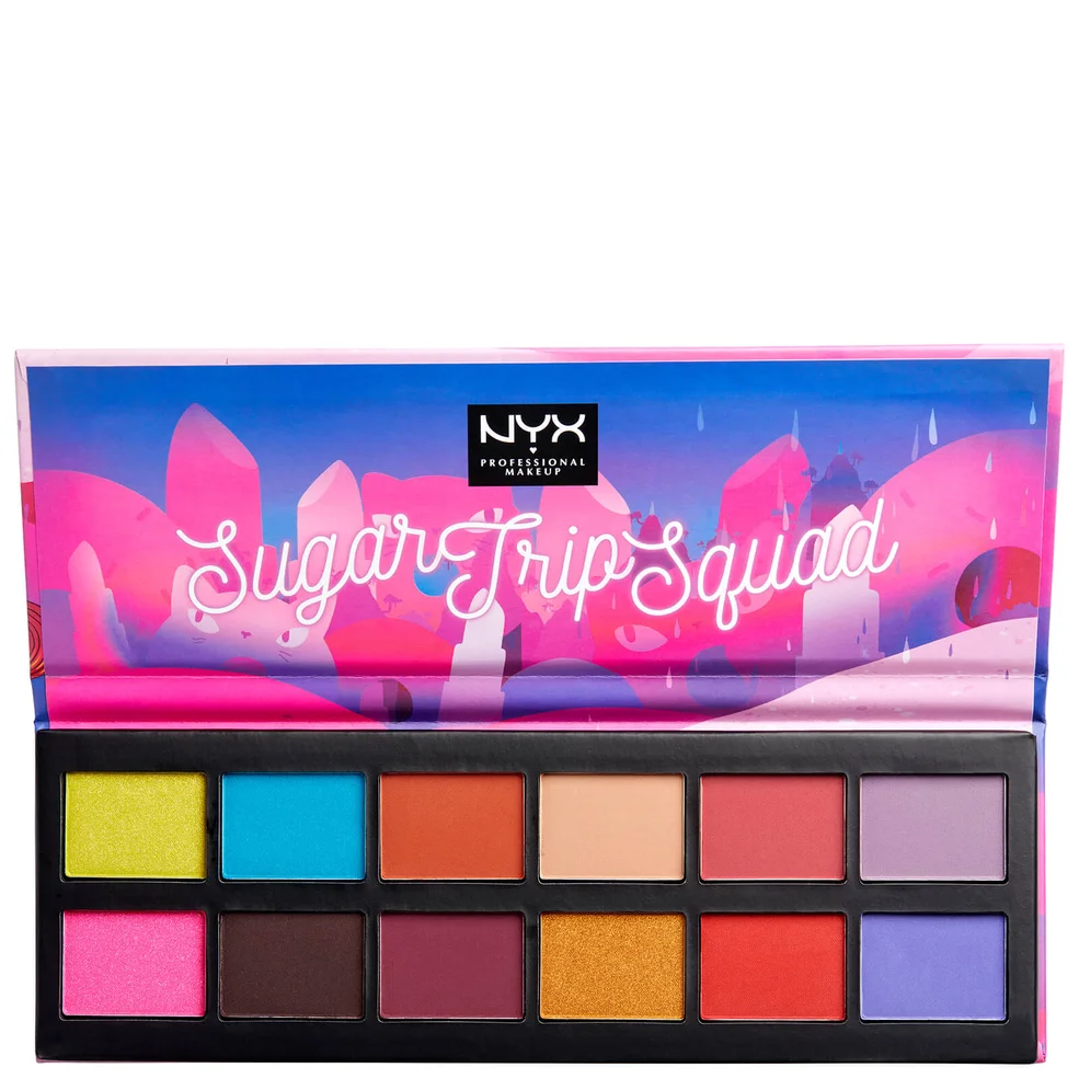 NYX Professional Makeup Sugar Trip Squad Eye Shadow Palette Image 1