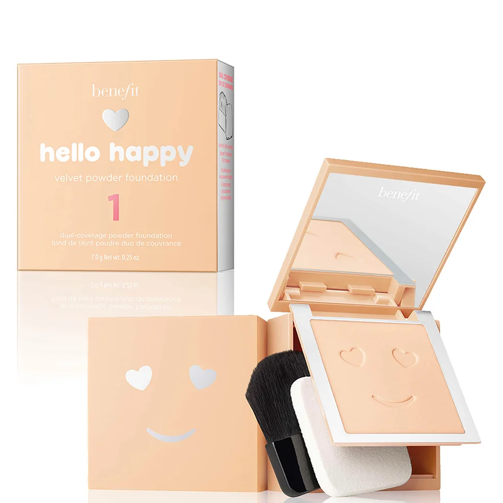 benefit Hello Happy Velvet Powder Foundation (Various Shades) Image 1