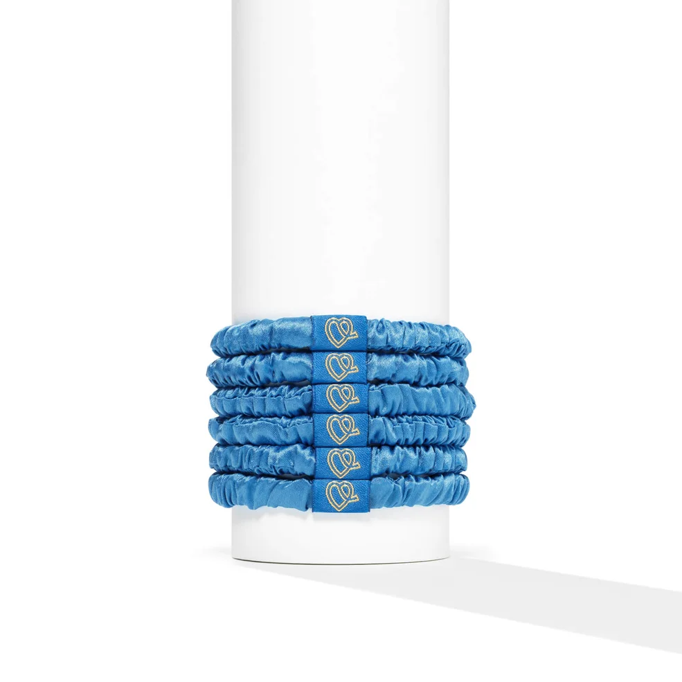 SILKE Hair Ties Bluebelle Powder - Blue Image 1