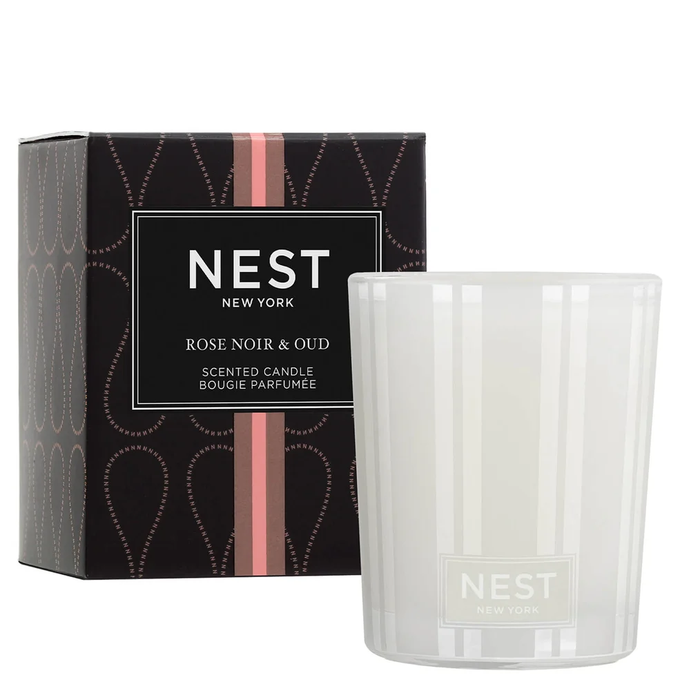 NEST New York Rose Noir & Oud Votive Candle 2 oz Image 1
