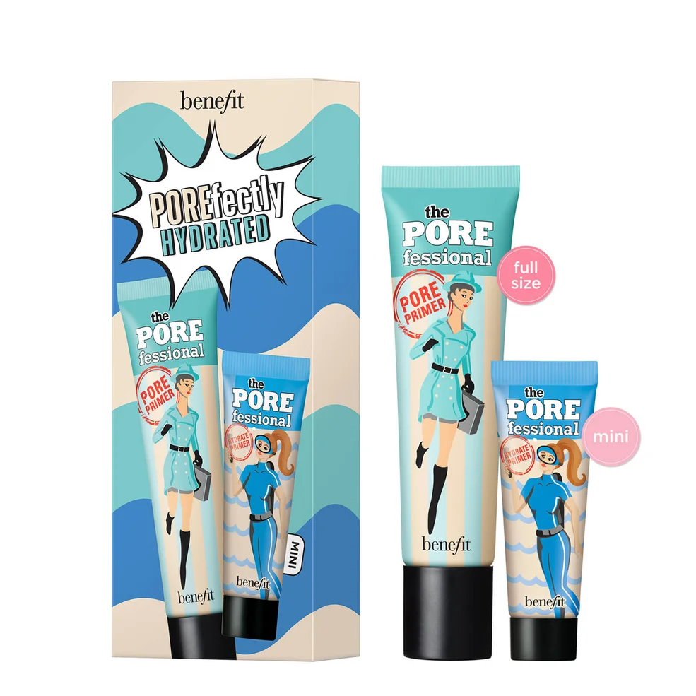 benefit Porefectly Hydrated Prep and Hydrate Face Primer Duo Set (Worth £41.00) Image 1