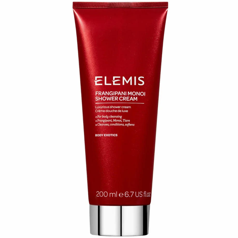 ELEMIS Exotic Frangipani Monoi Bath & Shower Cream 200ml Image 1
