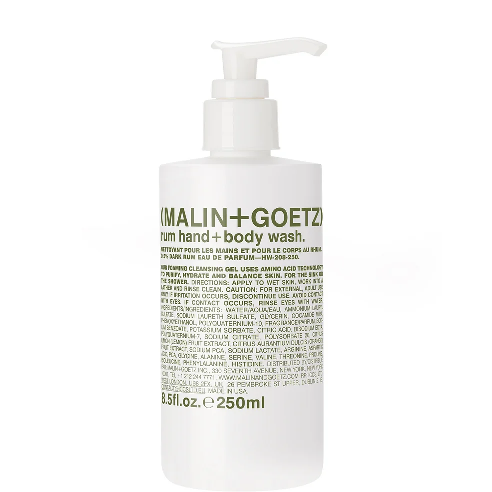 MALIN + GOETZ RUM HAND & BODY WASH (250ML) Image 1