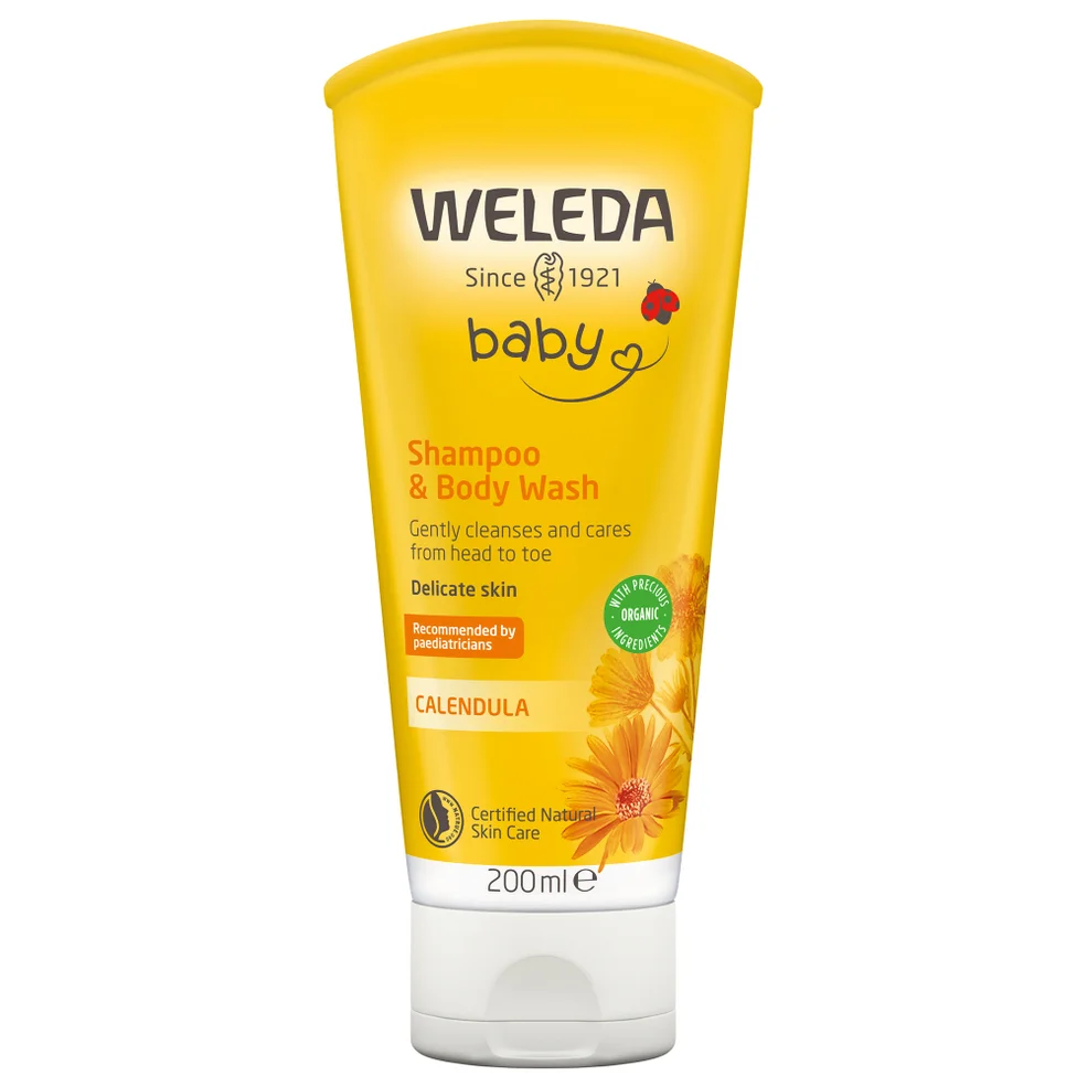Weleda Calendula Shampoo & Body Wash 200ml Image 1