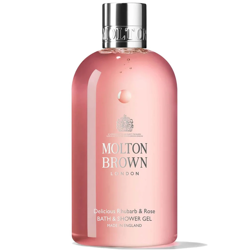 Molton Brown Delicious Rhubarb and Rose Bath and Shower Gel 300ml Image 1
