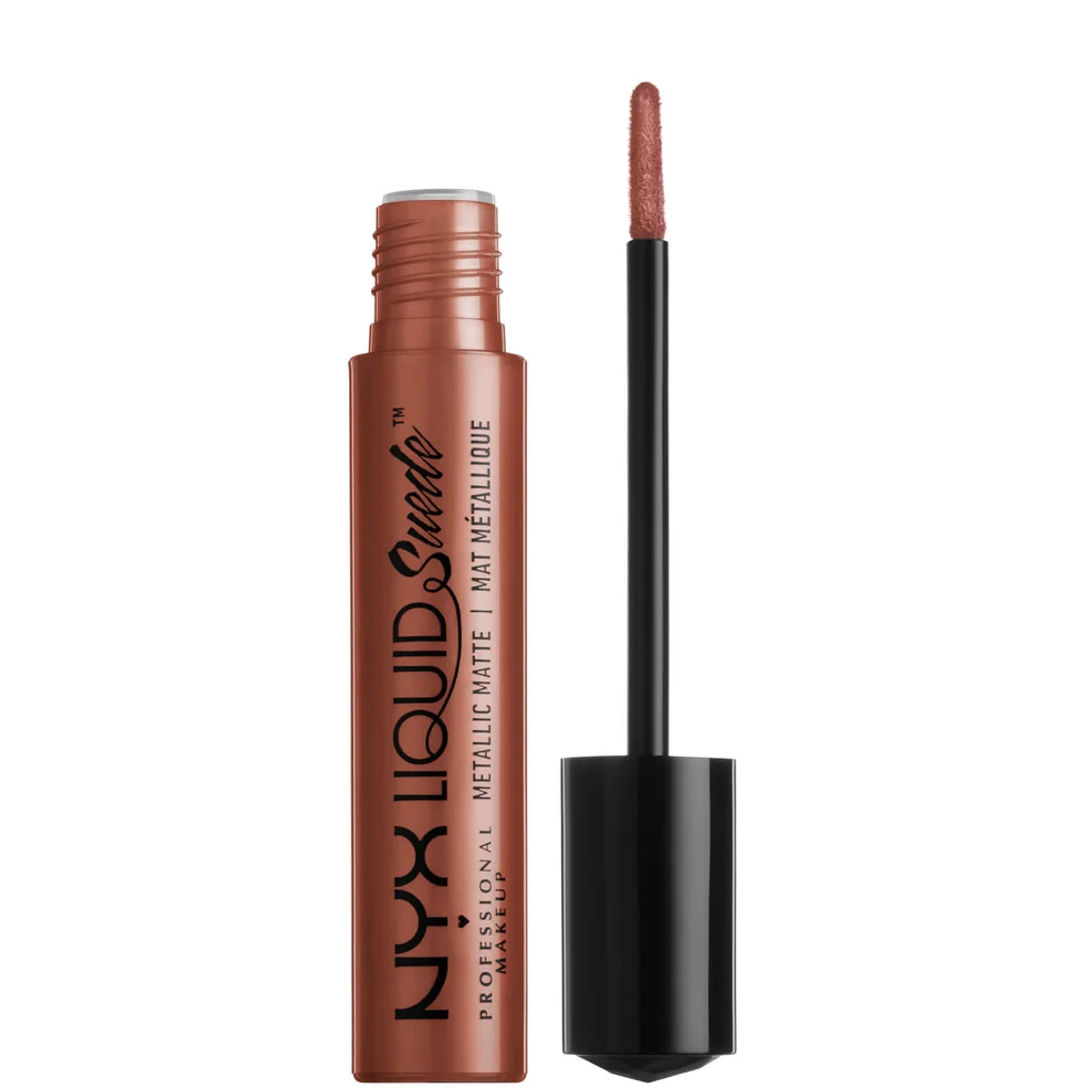 NYX Professional Makeup Liquid Suede Matte Metallic Lipstick (Various Shades) Image 1