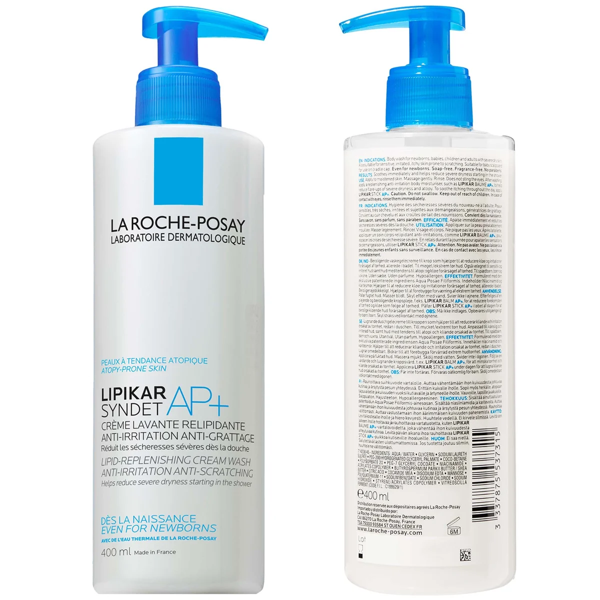 La Roche-Posay Lipikar Syndet AP+ Soothing Cream Wash For Eczema