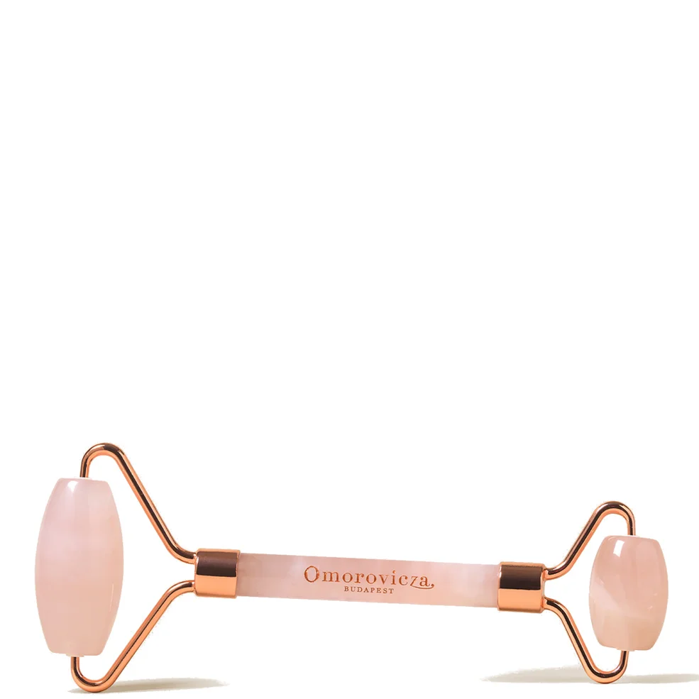 Omorovicza Rose Quartz Roller (double ended) in box Image 1