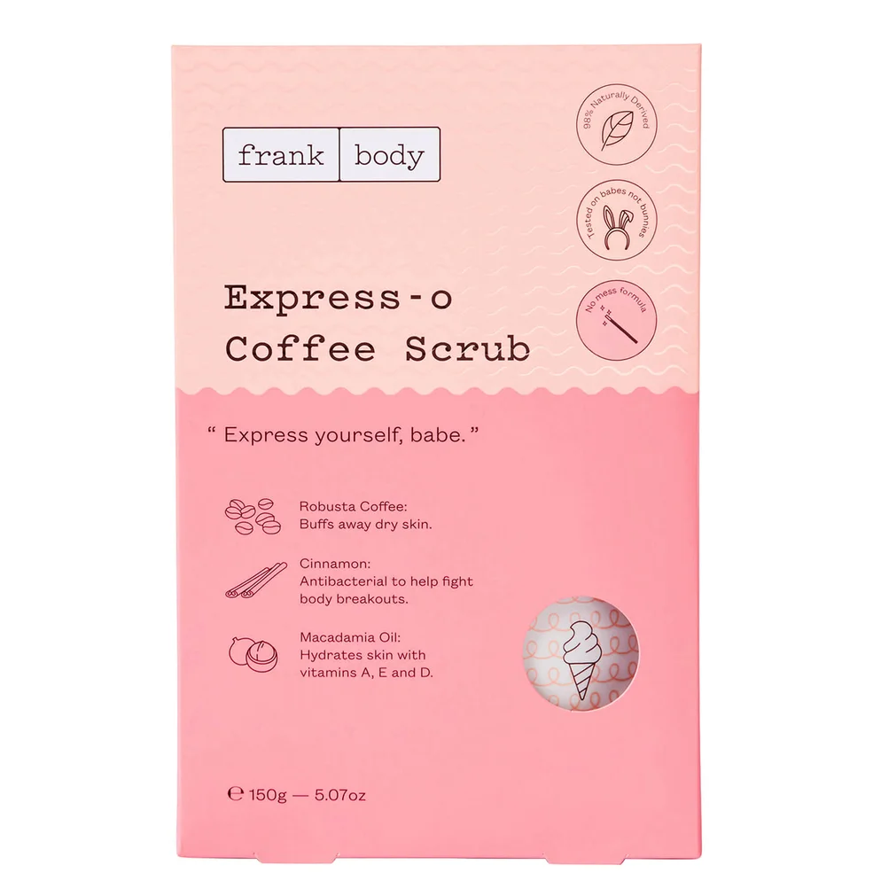 frank body Express-O Scrub 150g Image 1