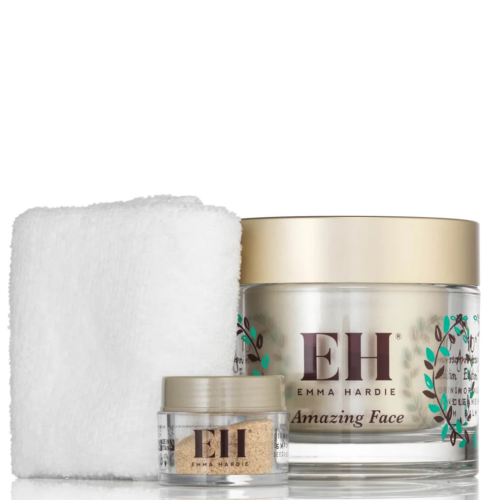 Emma Hardie Moringa Cleansing Balm with Cloth and Rosehip Exfoliating Seeds 10th Anniversary Edition (Worth £104.00) Image 1