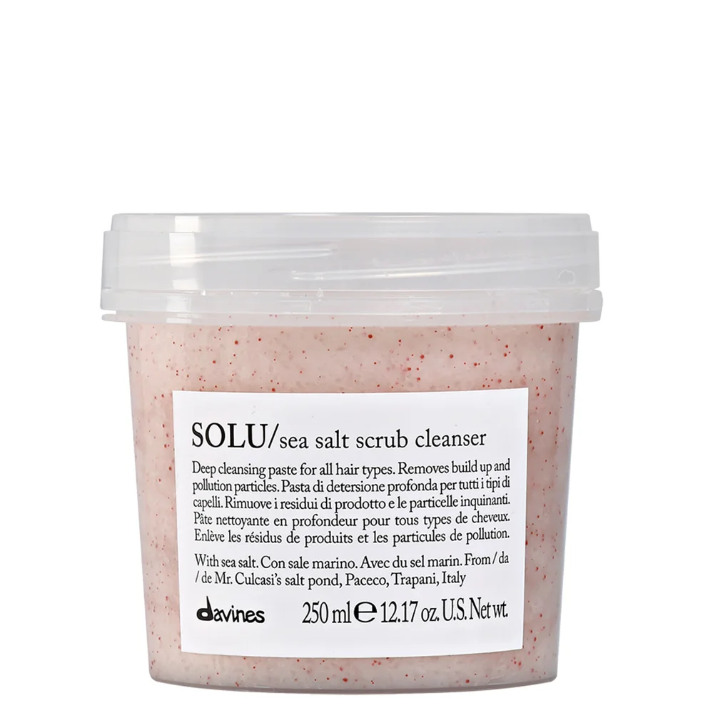 Davines SOLU Sea Salt Scrub Cleanser 250ml Image 1