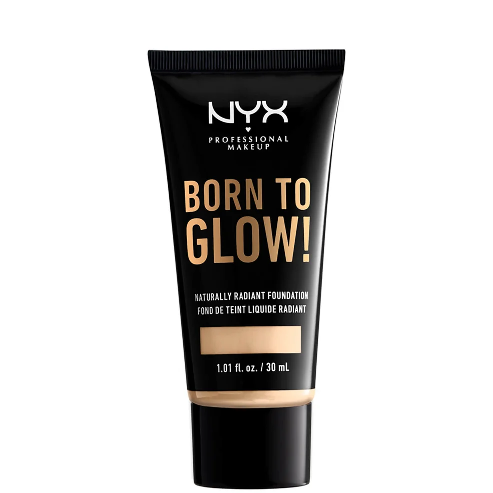 NYX Professional Makeup Born to Glow Naturally Radiant Foundation 30ml (Various Shades) Image 1