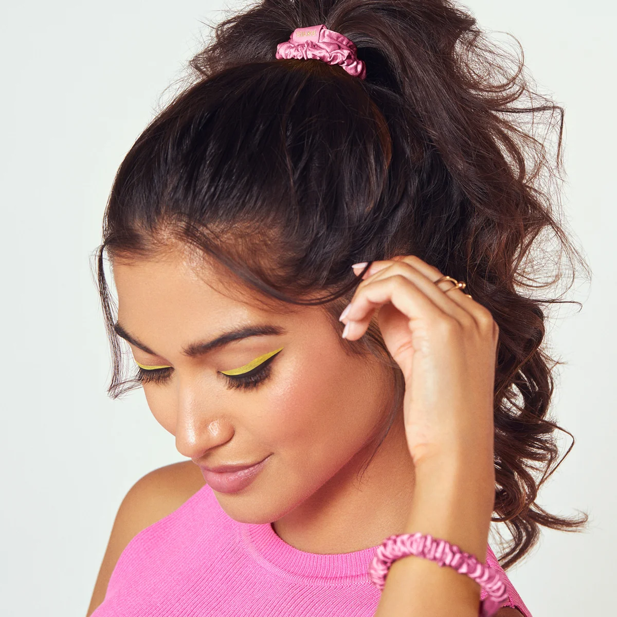 SILKE Hair Ties Blossom Powder Pink Cult Beauty