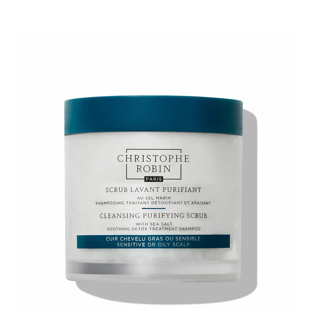 Christophe Robin Cleansing Purifying Scrub with Sea Salt 250ml Image 1
