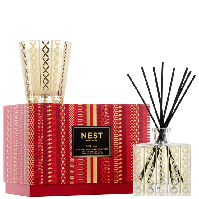 NEST New York Holiday Classic Candle and Diffuser Set (Worth £101.00)