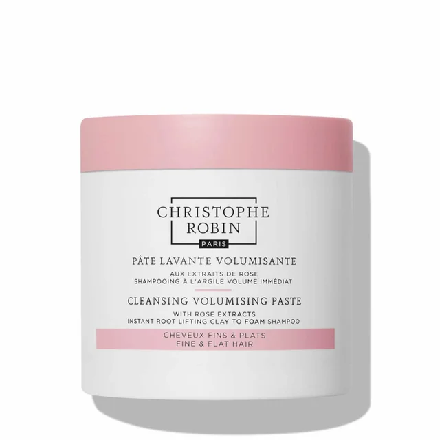 Christophe Robin Cleansing Volumising Paste with Pure Rassoul Clay and Rose 250ml