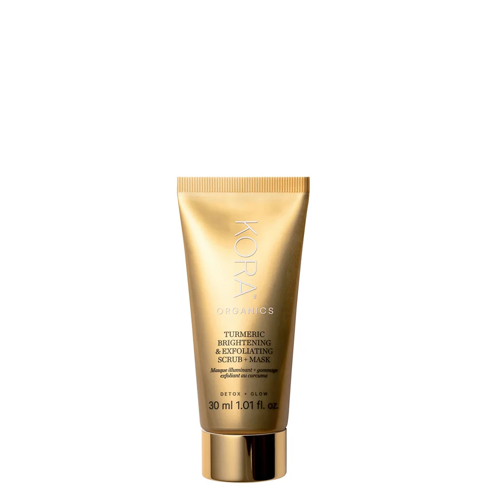Kora Organics Turmeric Brightening & Exfoliating Scrub + Mask 30ml Image 1