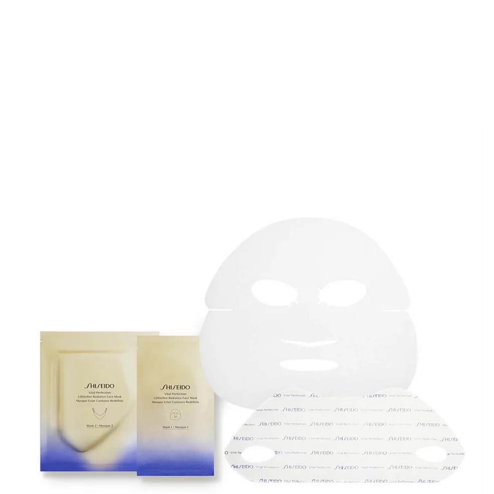 Shiseido Exclusive Vital Perfection LiftDefine Radiance Face Mask (Pack of 6) Image 1