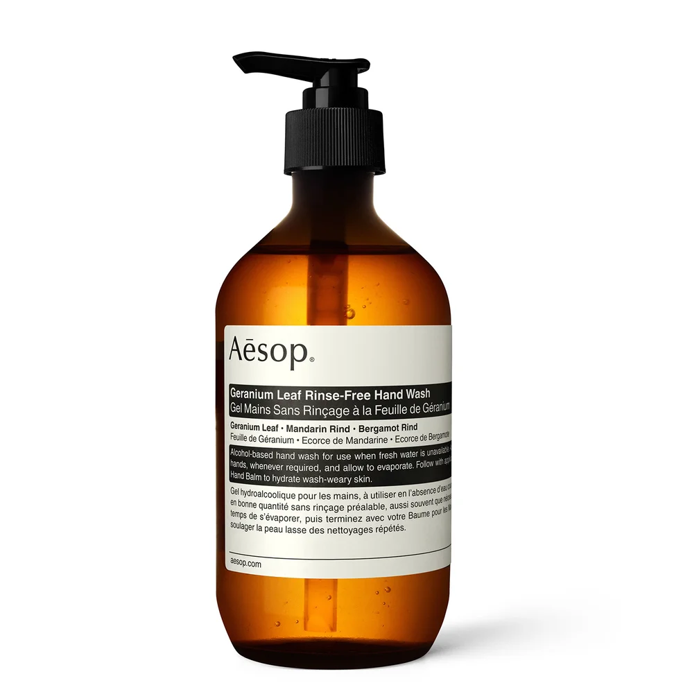 Aesop Geranium Leaf Rinse-Free Hand Wash 500ml Image 1