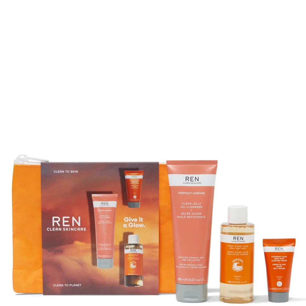 REN Clean Skincare Give It a Glow Set (Worth £50.00) Image 1