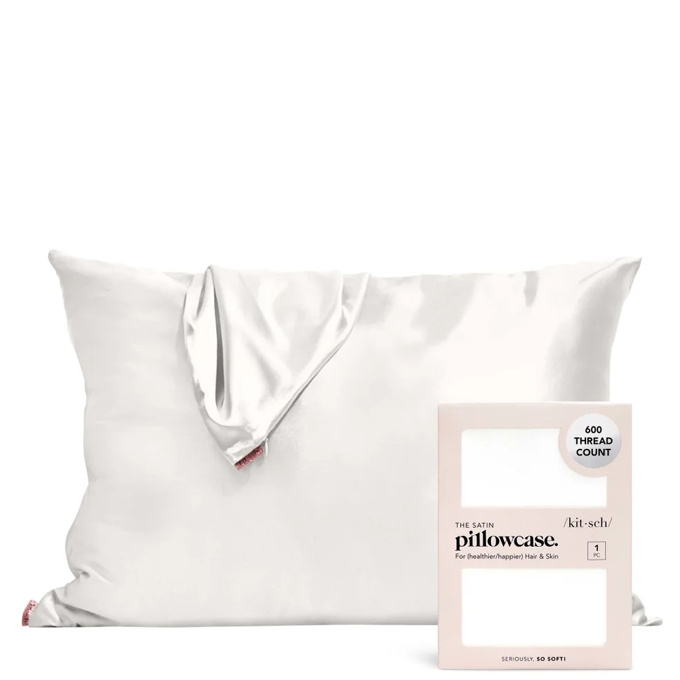 Kitsch Satin Pillowcase - Blush Image 1