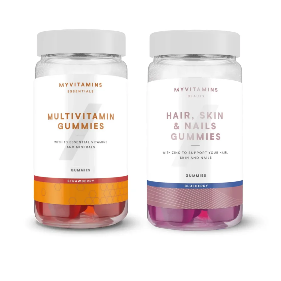 Myvitamins Gummy Bundle (Hair, Skin and Nail + Multivitamins) Image 1