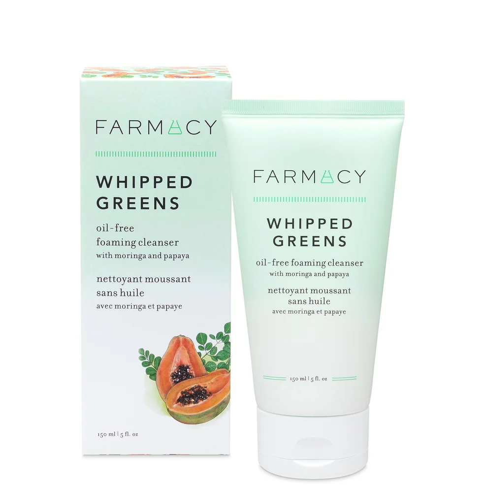 FARMACY Whipped Greens Oil-Free Foaming Cleanser 150ml Image 1