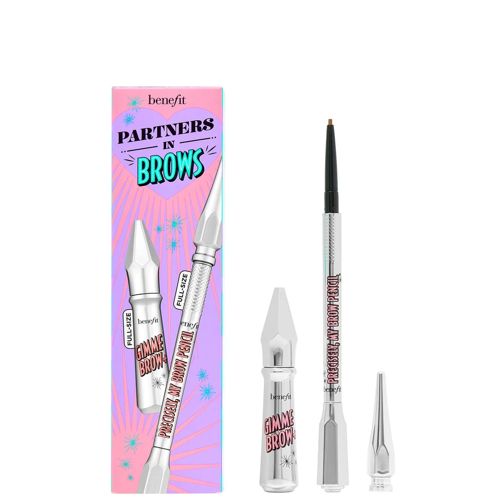 benefit Partners in Brows Eyebrow Pencil & Volumising Eyebrow Gel Duo (Various Shades) (Worth £45.00) Image 1