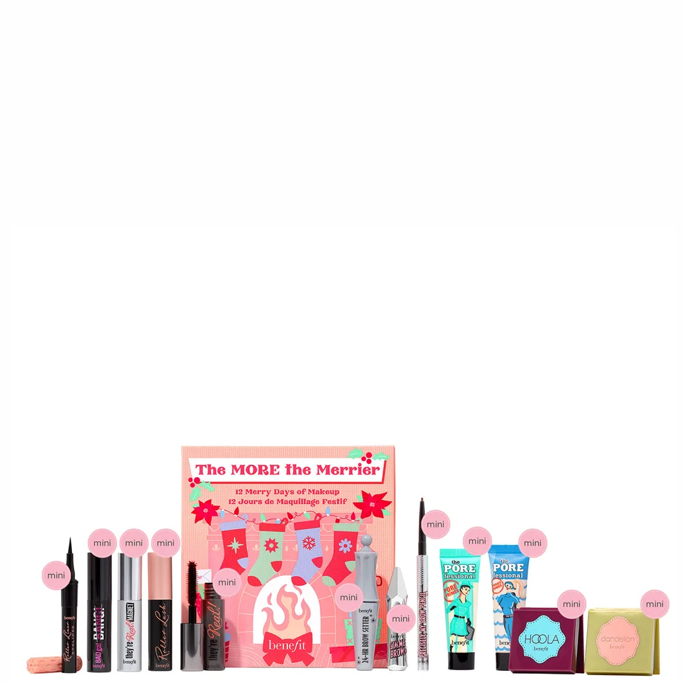 benefit The More The Merrier 12 Day Beauty Advent Calendar (Worth £132.46) Image 1