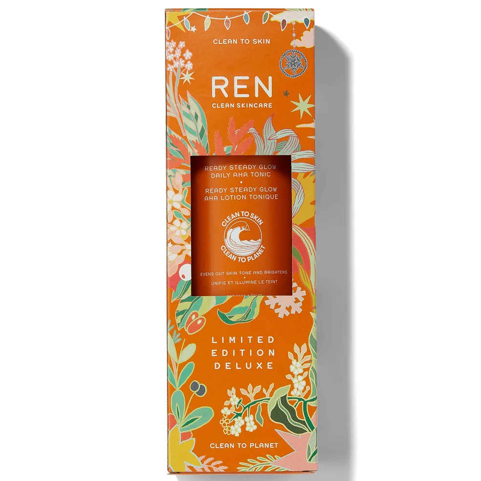 REN Clean Skincare Deluxe Ready Steady Glow Daily AHA Tonic 500ml Image 1