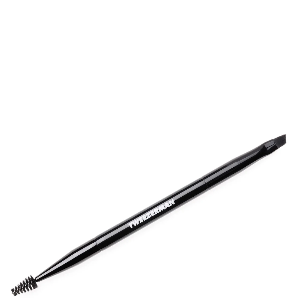Tweezerman Dual Ended Angled Brow Brush Image 1